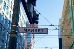 Market Street Sign