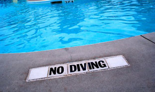 No Diving