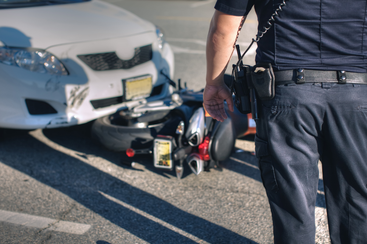 When You're in a Motorcycle Accident Caused by a Road Hazard